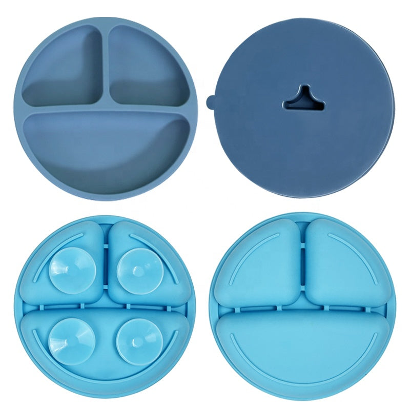 Amazon silicone baby plate with strong suction cups Silicone Baby Suction Plate